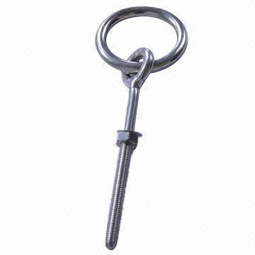 Stainless Steel Ring Welded Eye Bolt with Washer and Nut