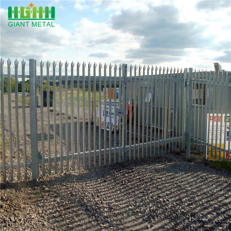 Europe heavy duty steel palisade fence