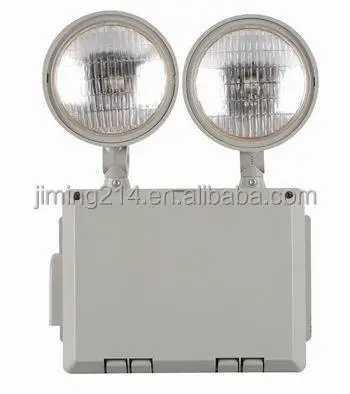 JIMING UL Approved Twin Head Wet Location Rated Emergency Lighting Fixture for Industrial Applications
