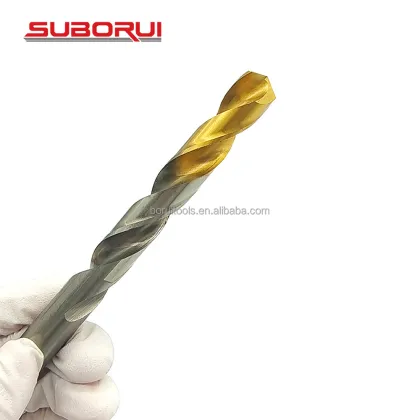 SUBORUI Custom Drill Bits: HSS Co M35 M2 Cobalt Steel Titanium Nitride Coated Metal Drill Bits for Industry