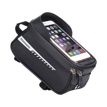 Waterproof Front Frame Bag for Bicycle - Phone Mount and Holder