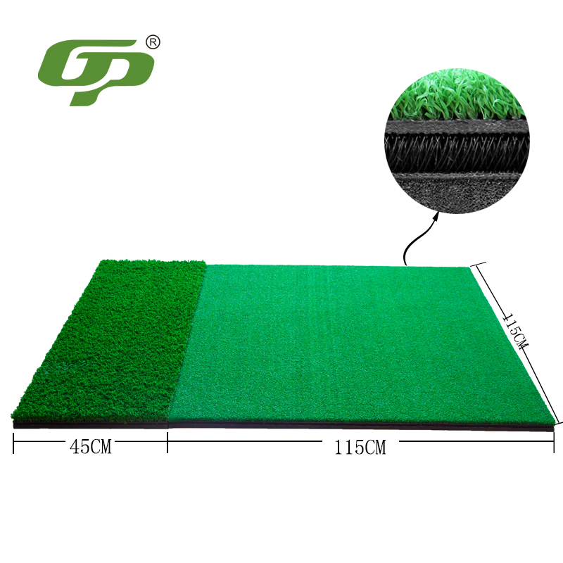 سجادة ضرب كرة الجولف ثلاثية الأبعاد ذات العشب المزدوج