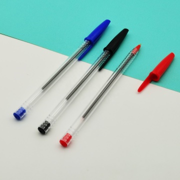 Customized Wholesale Ball Point Pens with Blue, Red, and Black Ink for Office and Students