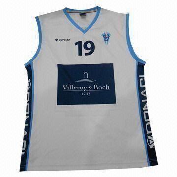 Basketball Suit with Digital Sublimation Printing, Uses Italian Ink which Never Fades