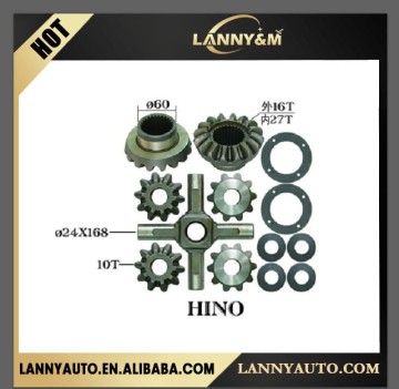 Hino differential spare parts ,differential gears ,Planetary gears, axle gears, cross shaft
