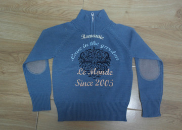 Fashion Kids zipper pullover sweater