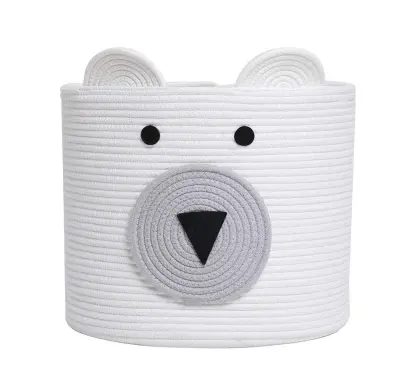 Cute Bear Decorative Functional Clothes Storage Baskets