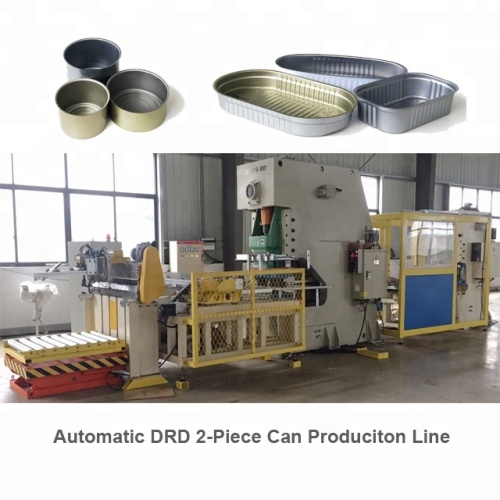 2-Piece Tin Can Production Lines Tomato sauce tuna sardine fish cans making machines Manufactory