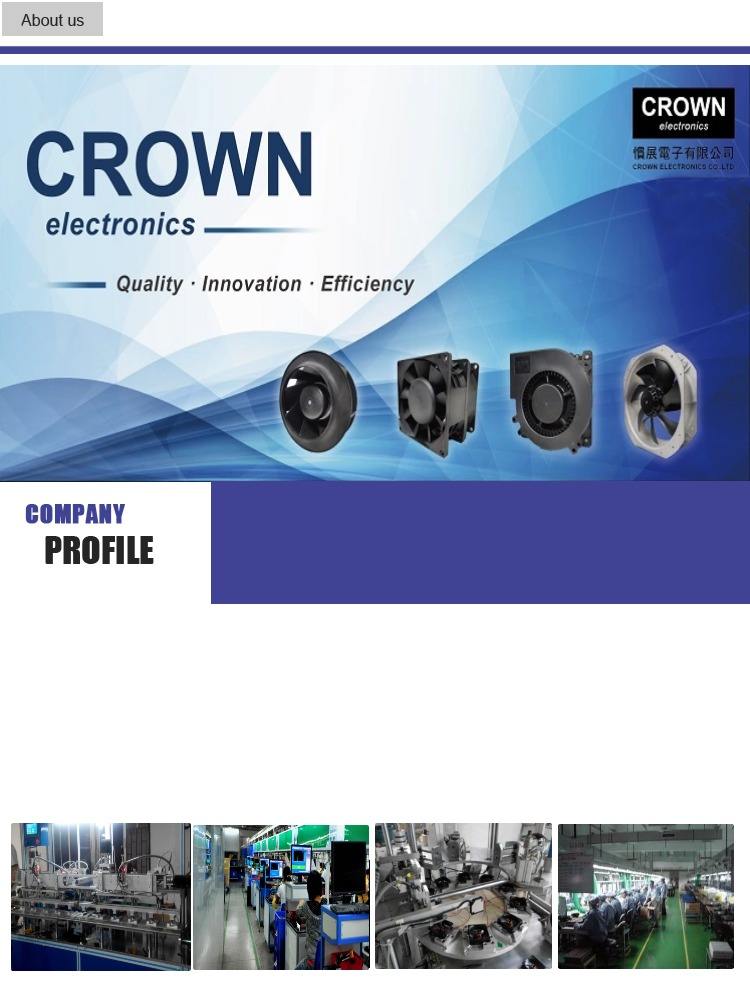 Crown 4056 DC Axial Lüfter DC 12V 24V Tischventilator