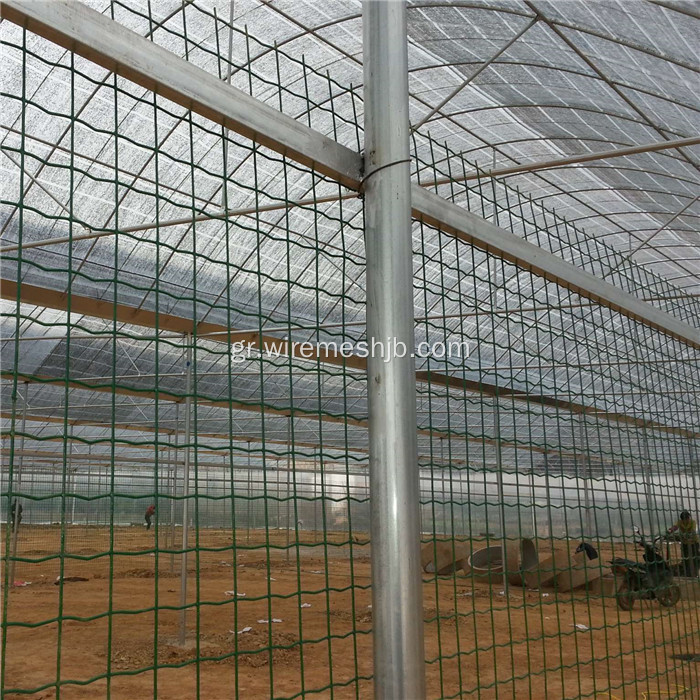 Πράσινο PVC επικαλυμμένο Euro Welded Wire Mesh φράχτη