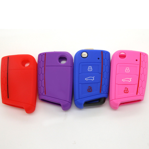 Silicon protaction car key shell for VW