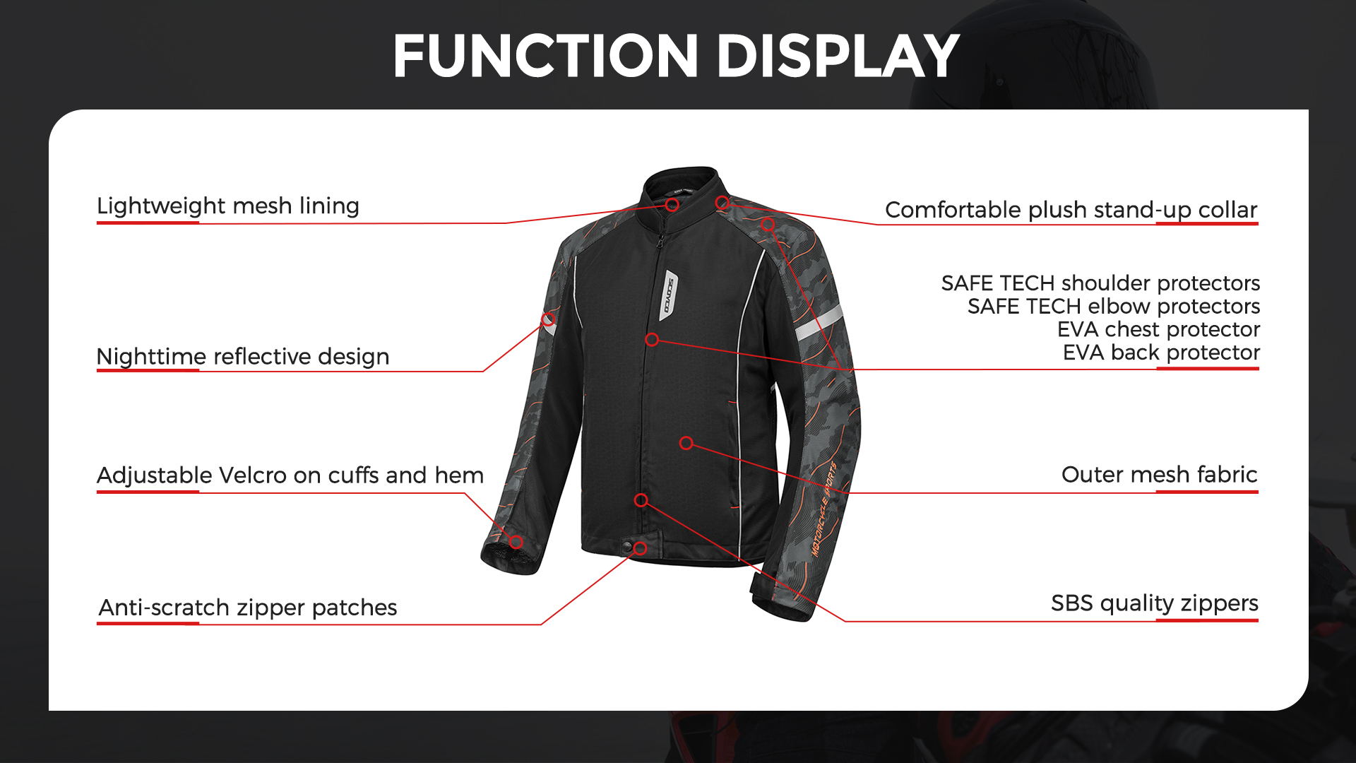 lightweight motorcycle jacket