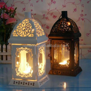 Factory windproof tall glass candle holders