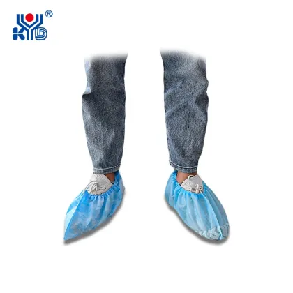 Single Use Blue PE Shoes Cover Machines Equipments