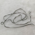 18KGP Fashion Ladies Men Lattice Chain Necklace