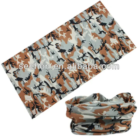 brown Hawaii printting headwear