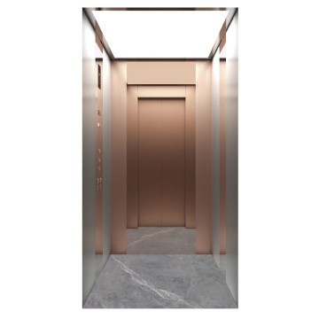 Roségold Sandstrahlung aus rostfreiem Stahlvilla -Aufzug