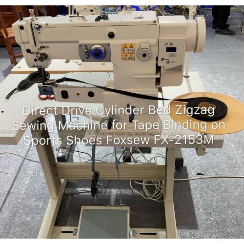 Cylinder Bed Zigzag Sewing Machine for Tape Binding