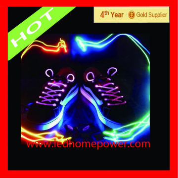Luminous shoelace promotion