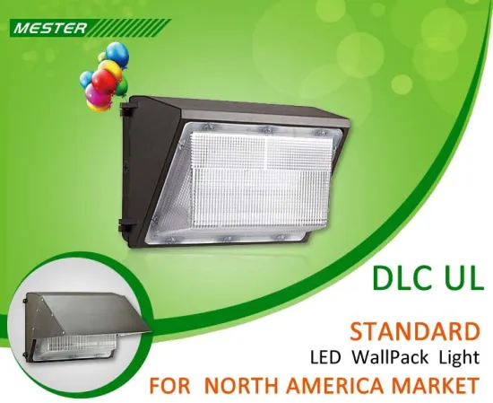 2015 new products DLC UL CUL listed LED wallpack with 5years warranty