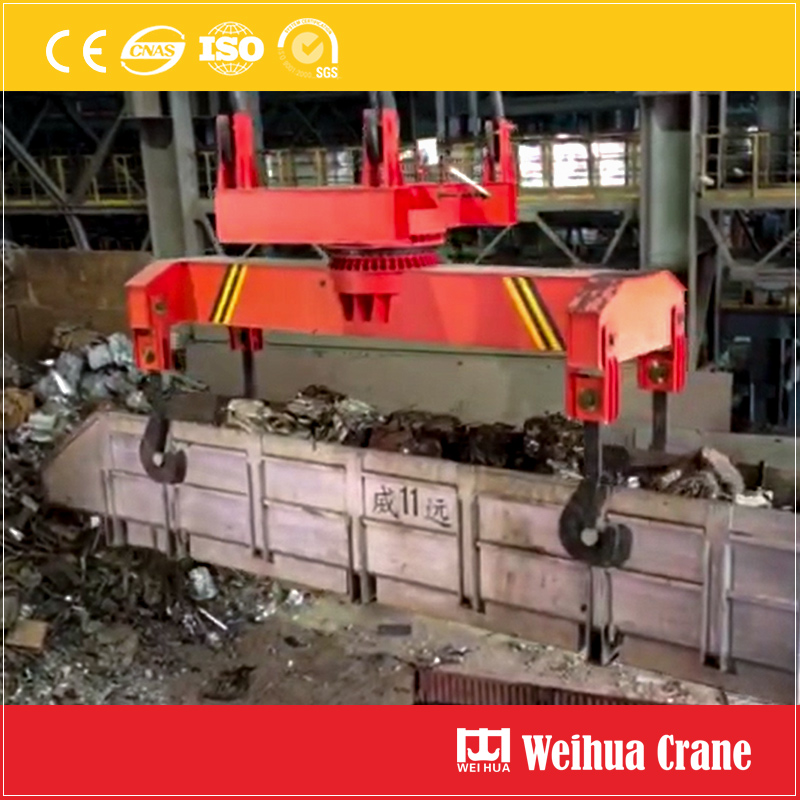 Rotatable Scrap Box Handling Crane 2