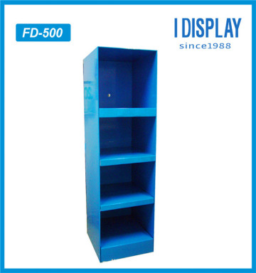 point of sale cardboard t shirt display case clothes display stand for shop
