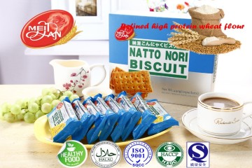 Natto nori biscuit