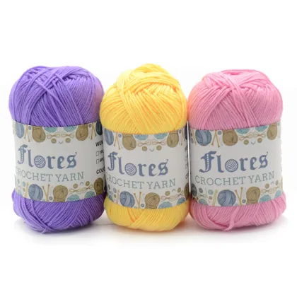 Wholesale Mixed Colors Bamboo Fiber Yarn for Crochet Crafts and Cotton Yarn