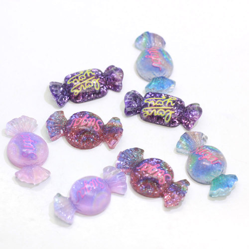 Wholesale Sweet Candy Resin Beads Simulation Food DIY Home Craft Charms for Hair Clip Making Dollhouse Toys