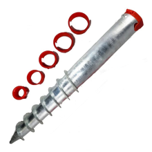 U-Profile Ground Screw Steel Spiral Ground Screw Piles Factory