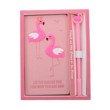 Pink Cartoon Flamingo Gifts สมุดบันทึกสมุดบันทึกที่เป็นมิตร