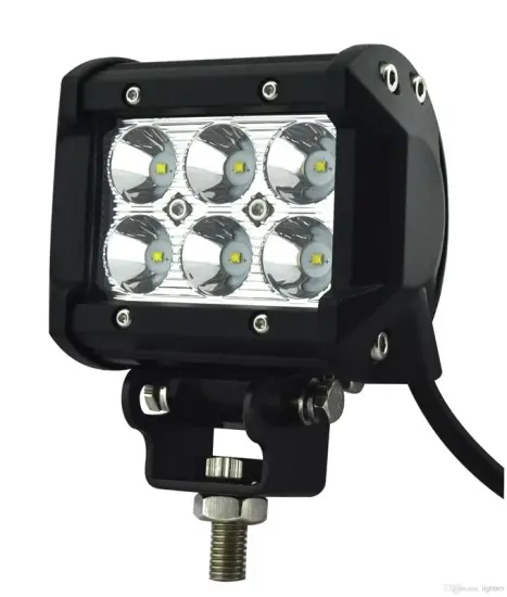 Factory Supply dual row 4inch 18w Led Work Light 12v 24v