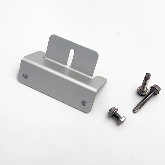 Custom Aluminum Z Shape Solar Panel Mounting Bracket with Hardware for RV, Boat, and Off-Grid Use