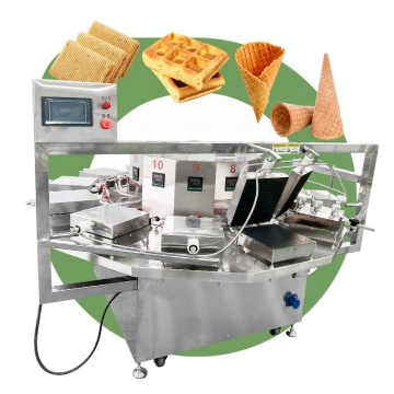Máquina automática de café comestible y fabricante de cone de obleas
