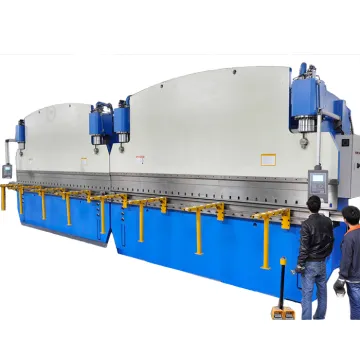 600T Automatic DA53t 3+V Axis Steel Lighting Pole Tandem Press Brake Bending Machine