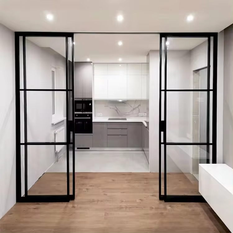 Aluminum sliding door