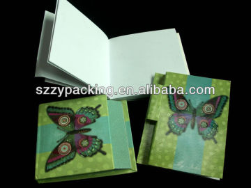Customized mini notebook for kids with different colors and patterns