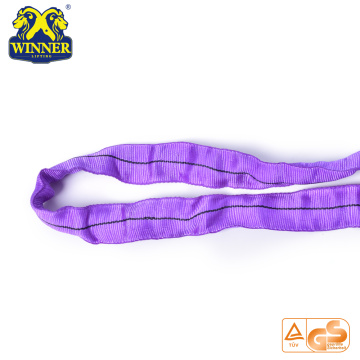 1T Purple Lifting Round SLing Cargo Lashing Belt