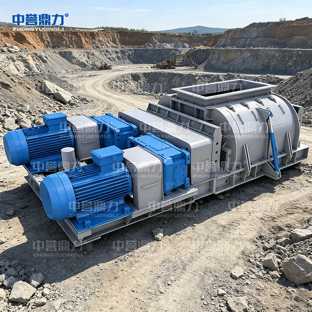 AI controlled gypsum crusher