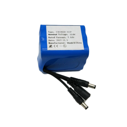 Batteria agli ioni di litio 18650 3S3P 11,1 V 7500 mAh