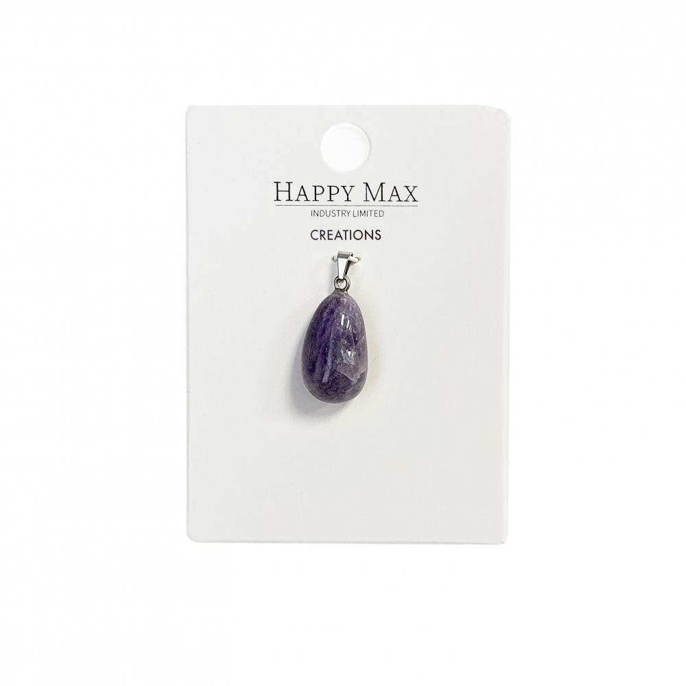 Craft Irregular Healing Amethyst Pendants Jewelry Marking