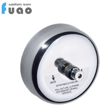 FUAO Brass bathroom chromed indoor retractable clothesline