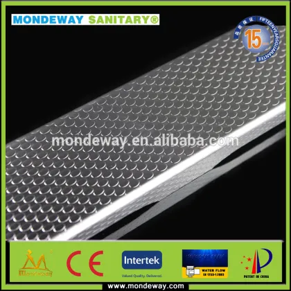 shower drain stainless steel floor drain channel laticrete linear drain