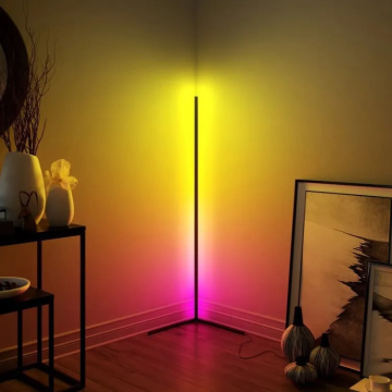 Nordic Remote Control Color Changing RGB LED Floor Lamp for Living Room
