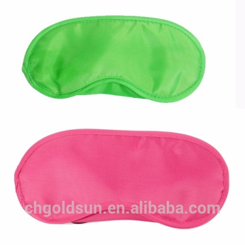 Lampu Tidur Eyemask Hitam Elastis Bersantai Untuk Pesawat