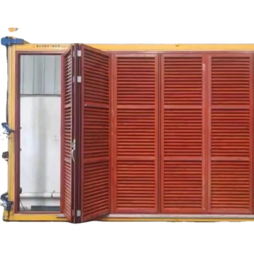 Foshan Manufacture Hinged Aluminum Louver Shutter Door for Home Design