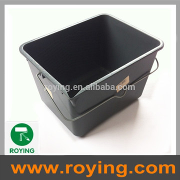 Square Plastic Paint Bucket Cement Bucket With Handle