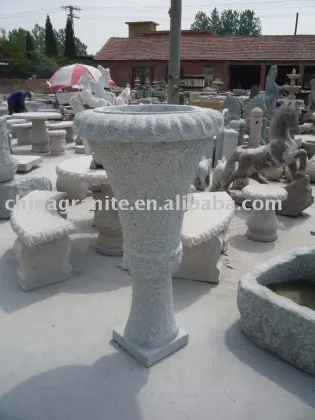 stone flower pot