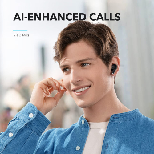 Earbud nirkabel v5.3 dengan 4-mics Clear Call dan Enc Noise membatalkan earbuds headphone nirkabel ear tune earbud nirkabel