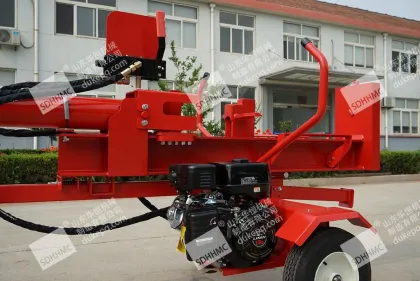Hot Selling 50 Ton Gasoline Driven 15 HP Wood Log Splitter